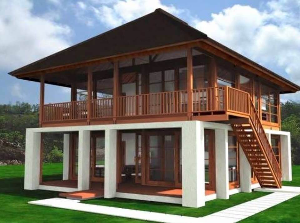 Desain rumah minimalis 2 lantai dengan model klasik