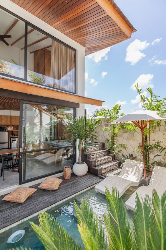 Inspirasi Desain Rumah Tropis Modern, Dijamin Bikin Nyaman!