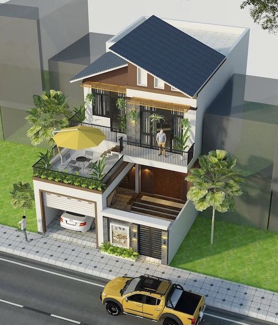 desain rumah minimalis dengan balkon